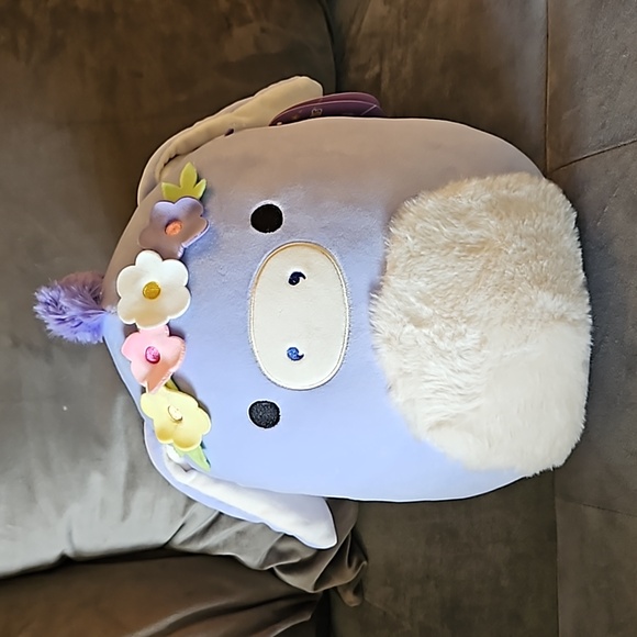 1/$6 or 2/$10 NWT 11in. MILANDA the Donkey with Floral Headband Squishmallow - Picture 2 of 12